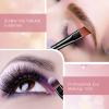 250 Piece Disposable Eyebrow Brush Set - 100 Angled/Round Eyebrow Brushes, 50 Double-End Eyeshadow Brushes, 100 Lip Brushes for Women & Girls Salon Beauty Cosmetic Makeup Tool view 3