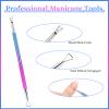 BQAN Cuticle Trimmer with Cuticle Pusher, Cuticle Remover Kit, Cuticle Nipper and Cutters, Nail Scraper, Dead Skin Clipper, for Fingernails and Toenails (Blue Purple) view 4