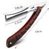 Straight Razor Kit,Best Straight Razor, Shave Ready Straight Edge Razor, Brush, Strop+Soap,Japanese Steel+Ebony Straight Razor for Men, Complete Straight Razor Shaving Kit, Great Gift,B view 2