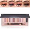 DuoZeng 12 Colors Naked Eyeshadow Palette,Shimmer Glitter Eye Shadow Palette Makeup Natural Highly Pigmented Smokey Eyeshadow Palettes,Long-lasting Makeup Pallets for Women(Shimmer) view 1