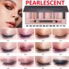DuoZeng 12 Colors Naked Eyeshadow Palette,Shimmer Glitter Eye Shadow Palette Makeup Natural Highly Pigmented Smokey Eyeshadow Palettes,Long-lasting Makeup Pallets for Women(Shimmer) view 2