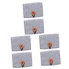 Beavorty 6pcs Storage Bag for Travel Practical Felt Non-woven Pouch for Bottles Compact Organizer for Grey Color view 1
