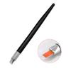 2pcs Microblading Pen One Open Black Handtool Manual Tattoo Needles Blades Permanent Makeup Eyebrow Light Tebori Tools Single Cross view 3