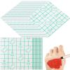 LALAFINA 200pcs Adhesive Makeup Mixing Palette Stickers for Cosmetic Artists Disposable Transparent Hand Palette for Foundation Lipstick and Concealer Mixing view 2