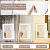 IBRIGHTSO Vanity Mirror with Lights, Hollywood Makeup Mirror, Touch Control, 3 Color Lighting Modes, Dimmable, Detachable 10X Magnification Mirror, 360 Rotation (16in, White) view 3