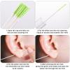180pcs Earrings Hole Cleaner, Disposable Ear Floss Ear Piercing Cleaning Floss Ear Hole Cleaning Thread Ear Hole Cleaning Line Ear Hole Floss for Pierced Ears Ear Hole Piercing Aftercare view 4