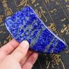 WRKBKS Natural Jade Stone Board Rose Quartz Guasha Plate Jade Face Scrapers Tools for Face Neck Back Body,Lapis Lazuli view 1