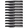 Travel Comb, 10Pcs Smoothing Pocket Size Black Flexible Folding Beard Comb for Grooming view 1