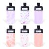 ASEVAT 3 oz 6pack Leak Proof Empty Squeeze Pouches Refillable Travel Size Containers Liquid Pouch Cosmetic Container TSA Approved Bag view 1