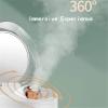 Facial Steamer 360  no Dead Angle Nano ion Face Steamer, 2 in 1 hot and Cold Dual steam, Built-in Aromatherapy Basket view 3