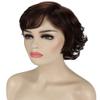 Still ME Grace Full Wig 24-30 in CurlySynthetic Fiber, Side Part Full Wig (Dark Auburn) view 2