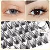 VAYATOR 4 Styles Wide Cluster D Curl 8-20mm Professional Makeup Individual Cluster Eyelashes Grafting Fake False Eyelashes Eyelash Extension Individual Eyelash (D#14mm) view 2