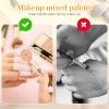 FRCOLOR Acrylic Makeup Mixing Palette Hand Tray Spatula for Women's Beauty Kit view 4