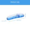 Beaupretty 2pcs Travel Razor Holder Shaver Protective Case Manual Razor Holder Organizer Blue view 2