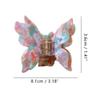Fantasy Butterfly Hair Clips,Cellulose Acetate Hair Clips,Small Claw Clips for Girl,Hair Accessories,Purple view 2