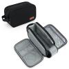 Wedama Toiletry Bag for Men, Handheld Travel Bag, Waterproof Toiletries, Thickened Polyester Dopp Kit, Toiletries Business Trips and Camping, Black view 1