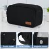 Wedama Toiletry Bag for Men, Handheld Travel Bag, Waterproof Toiletries, Thickened Polyester Dopp Kit, Toiletries Business Trips and Camping, Black view 2
