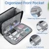 Wedama Toiletry Bag for Men, Handheld Travel Bag, Waterproof Toiletries, Thickened Polyester Dopp Kit, Toiletries Business Trips and Camping, Black view 3
