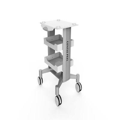 Spa Facial Trolley Beauty Salon Cart White ABS 3 Layers Tray Sliver Colour Al Frame with Wheels Elitzia ETTRO99