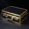 WUPYI Barber Carrying Case,Professional Portable Barber Supplies Tools Storage Case with Lock Travel Hair Cutting Kit Mobile Barber Stations for Salon Hair Stylist (Gold) view 4