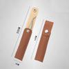 6Pcs PU Leather Tweezers Storage Bag Empty Single Tweezer Carry Bag Sleeve Pouch Travel Case for Eyelash Extension Tweezers, Eyebrow Tweezer, Brown view 3