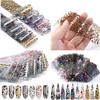 Leopard Print Nail Foils Transfer Nail Art Stickers,Animal Skin Flower Nail Foil Sheets 10 Rolls Leopard Nail Stickers For Nail Art Supplies Adhesive Foil Nail Decals For Women Manicure Decorations view 4