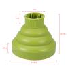 Restokki 5Colors Universal Foldable Hair Diffuser, Hair Dryer Diffuser Attachment, Folding Hairdryer Hair Blower Diffuser Cover Styling Hairdressing Tool(Green) view 2