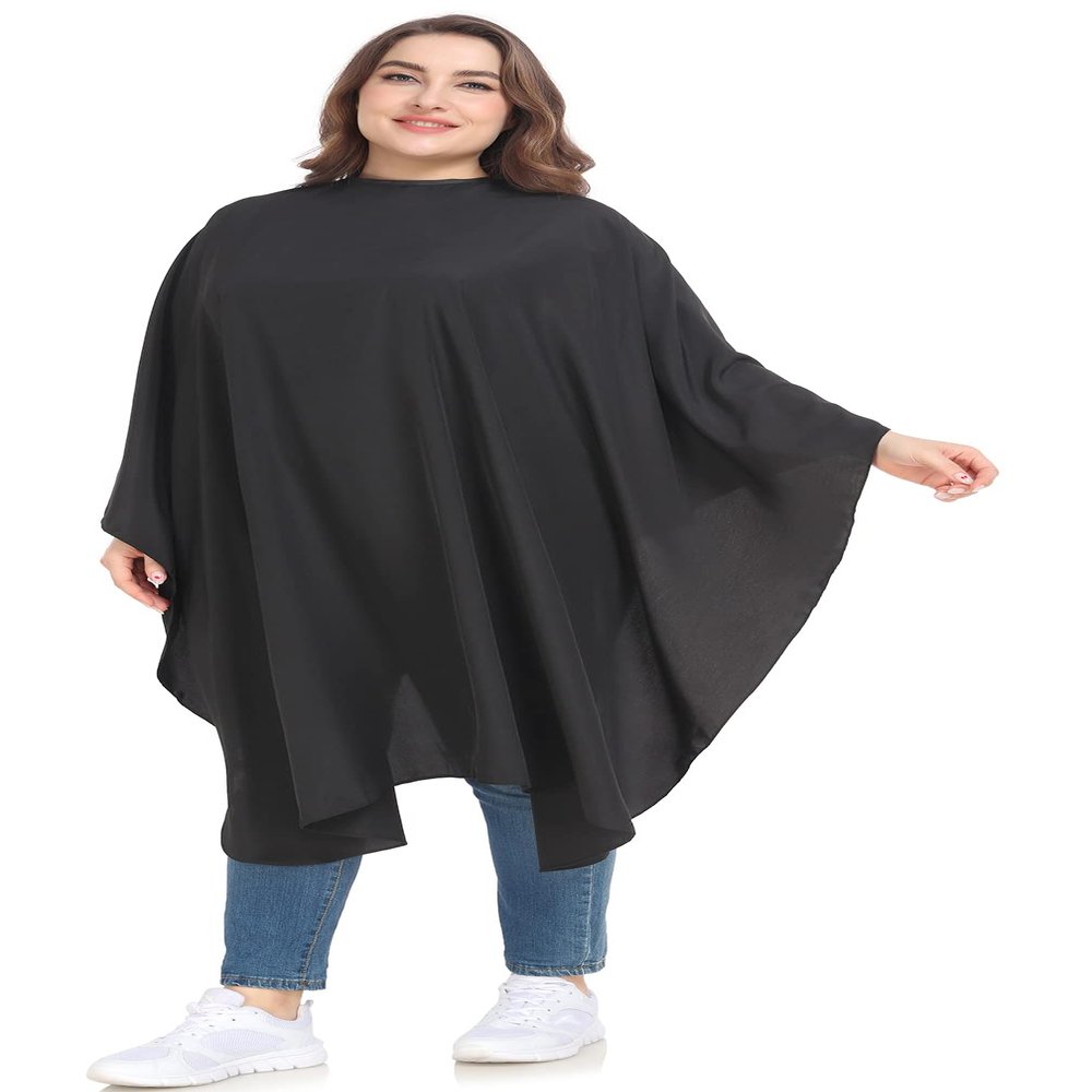 PERFEHAIR Barber Cape - Snap Closure Hair Cutting Cape, Soft & Lightweight Haircut Capes for Men & Women, Super Silky Smooth Texture