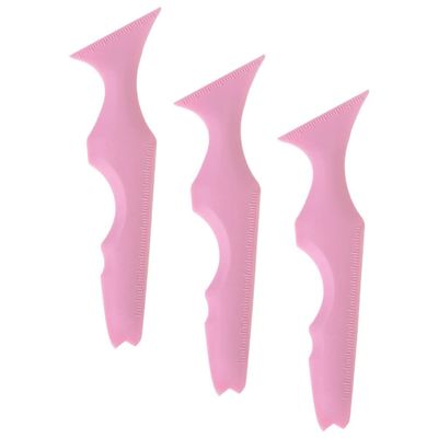 Beaupretty 3pcs Reusable Eyeliner Stencil Silicone Eyeliner Aid Eyebrow Guide Template for Effortless Eye Makeup Application