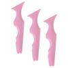 Beaupretty 3pcs Reusable Eyeliner Stencil Silicone Eyeliner Aid Eyebrow Guide Template for Effortless Eye Makeup Application view 1