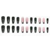 FRUJCDKI Square Press on Nails Long Fake Nails French Acrylic Full Cover False Nails For Women And Girls 24PCS view 4