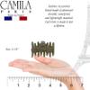 Camila Paris CP3497 French Small Hair Clips for Women Thick Hair for Long Curly Wavy Hair, Girls Hair Claw Clip, Durable Styling Big Claw Clip for Thick Hair, Strong Hold No Slip Grip, Made in France view 3