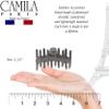 Camila Paris CP3494 French Small Hair Clips for Women Thick Hair for Long Curly Wavy Hair, Girls Hair Claw Clip, Durable Styling Big Claw Clip for Thick Hair, Strong Hold No Slip Grip, Made in France view 3