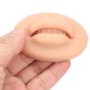 10Pcs Practice Lips, Soft Silicone Open Mouth Model, Flexible 3D Lip Model, Microblading Practice Skin for Semi Permanent Makeup, Practicing Suture, Education Display (Dark Skin view 2