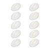10Pcs Practice Lips, Soft Silicone Open Mouth Model, Flexible 3D Lip Model, Microblading Practice Skin for Semi Permanent Makeup, Practicing Suture, Education Display (Semi view 4
