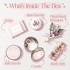 Birthday Gifts for Women  Luxury Bath Sets & Self Care Box  Christmas Gifts for Women  Small Orchid & Jasmine Spa Basket for Mom, Sister, or Friend view 2