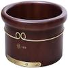 Scpantkend Foot Bath Soak Pedicure Tub with Lid, Spa Massage Solid Wood Foot Tub, Adult Children Natural Thicken Foot Basin, Household Sleep, Improve,B (Color : A) view 1