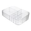 ORFOFE Lightweight Makeup Organizer Plastic Vanity Cosmetic Organizer Shelves for Desk view 1