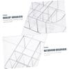 ORFOFE Lightweight Makeup Organizer Plastic Vanity Cosmetic Organizer Shelves for Desk view 2