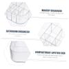 ORFOFE Lightweight Makeup Organizer Plastic Vanity Cosmetic Organizer Shelves for Desk view 4
