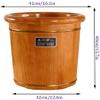 Scpantkend Foot Bath Soak Home Oak Thick Foot Tub, Wood Foot Footing Barrel, Living Room Spa Massage Foot Bath Barrel, Household Sleep, Improve,H40cm/15.7in (Size : H40cm/15.7in) view 4