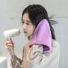 Girl's Microfiber Hair Drying Towel Turban Head Hat Shower Cap Solid Quick Hair Towel cap Absorption Turban Hair Dry Cap (Color : Purple) view 3