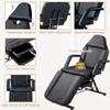 Anwickmak 3-Section Multipurpose Massage Bed, Spa & Salon Facial, Tattoo Chair w/Hydraulic Stool, Facial Cradle Bed Table, Adjustable Beauty Barber Spa Beauty Equipment (Black) view 3