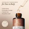Self Tanning Drops - USA Made with Natural & Organic Ingredients, Medium Face Tanning Drops to Add to Lotion, Moisturizing Bronzing Tanner for Face & Body, Toxin Free Tanner for Fake Tan view 3