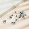 Flower Petal with Pearl Tassels Hairpin Chinese Hanfu and Style Hair Retro with Metal Handmade Hair Clip Hair Accessories for Women Girls Long Hair(Flower petals) view 3