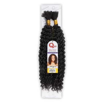 Human Hair Braids Milky Way Que Water Bulk (18 Inch Pack of 2, 4)