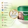Nutribela Hair Mask for damaged dry hair treatment with Avocado Argan Collagen Coconut oil Keratin Aloe Vera Vitamin E Serum Shea Macadamia Deep Conditioner Curly Frizzy cabello maltratado 17Onz view 2