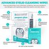 Peepers Plus Eyelid Wipes by Natural Essentials, Preservative-Free & Rinse-Free Eye Wipes for Daily Use, Hydrating & Moisturizing Hyaluronic Acid & Tea Tree Oil Soothes Allergy Dry Eyes, 30 Count view 2