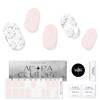 Adora Couture Semi Cured Gel Nail Strips with 20 Pieces - UV Gel Stickers, Manicure Kit, Easy Application Wraps Includes Prep Pads, Nail File, Wooden Stick - UV Light Required (Charming Daisy) view 1