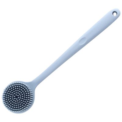 balacoo Silicone Body Scrubber with Handle Dual-Sided Bath Brush for Exfoliating and Deep Cleaning Comfortable Texture for Skin Care for Shower and Back Massage